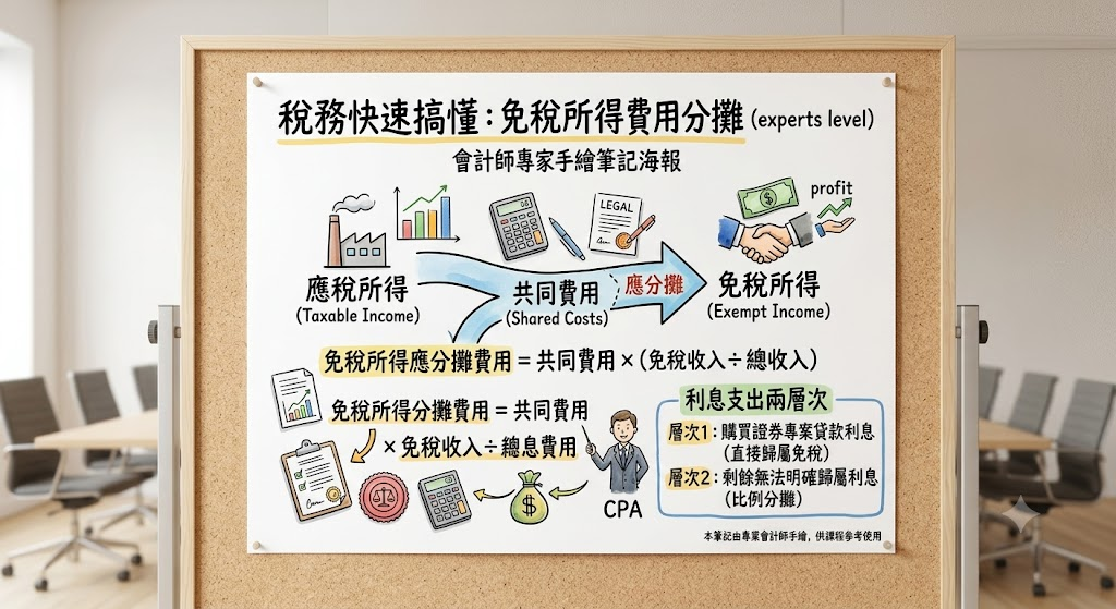 免稅所得˙費用分攤