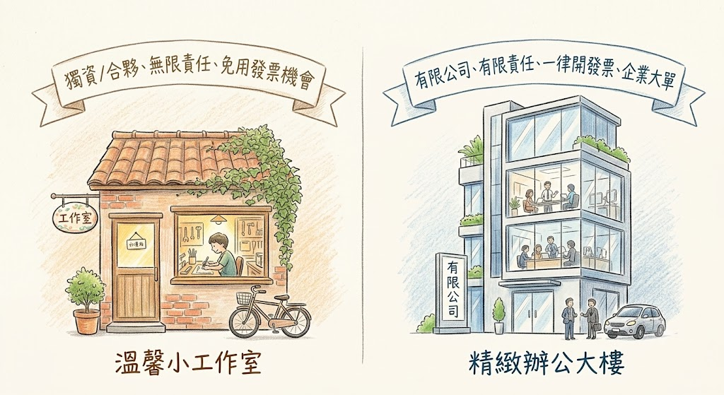 工作室與有限公司差別